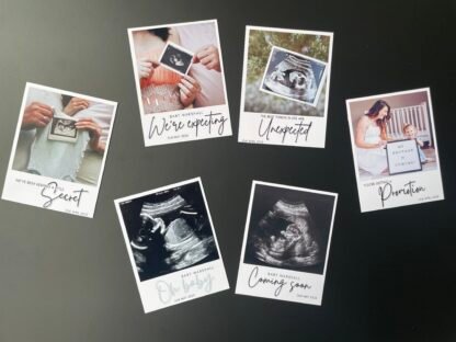 Pregnancy Announcement! - Custom Magnet Polaroid Style