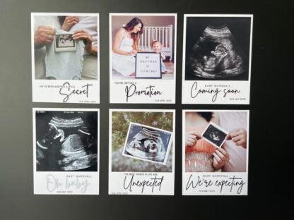 Pregnancy Announcement! - Custom Magnet Polaroid Style - Image 2