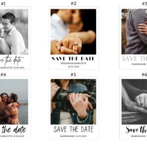 Save the Date! - Custom Magnets Polaroid Style
