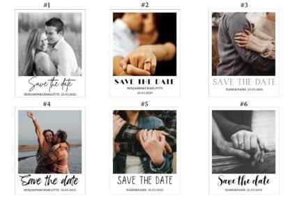 Save the Date! - Custom Magnets Polaroid Style